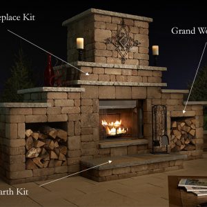 Grand Fireplace Kit - Parr Lumber