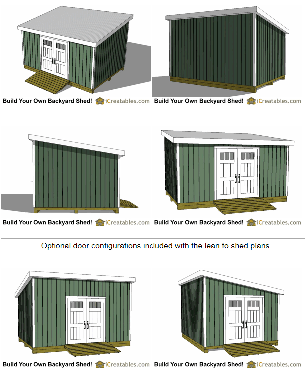 12x16 Lean-to Shed - Parr Lumber