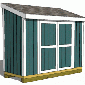 4x10 Lean To Shed - Parr Lumber