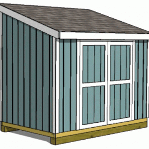 6x10 Backyard Shed - Parr Lumber