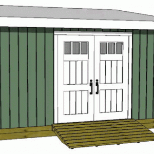 12x18 Lean-to Shed - Parr Lumber