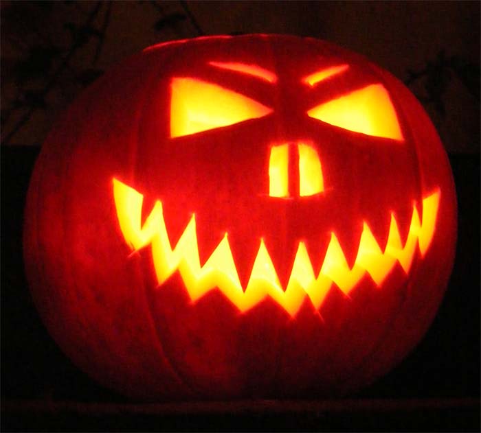 sinister jack-o-lantern