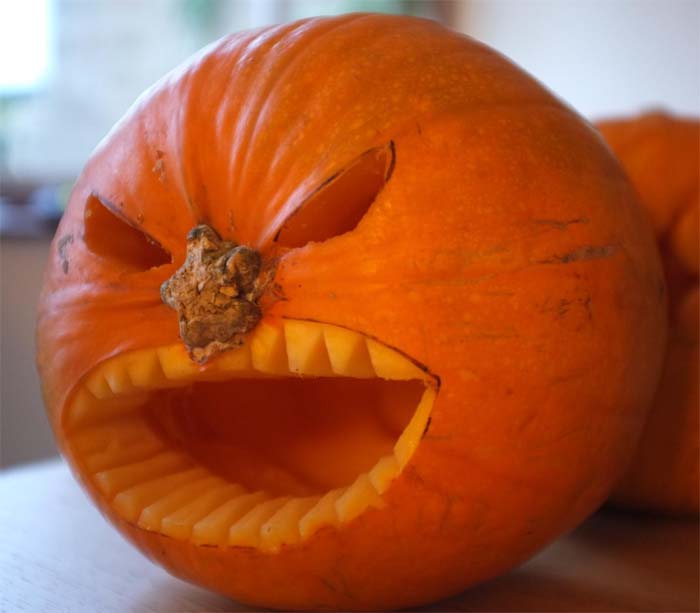 angry jack-o-lantern